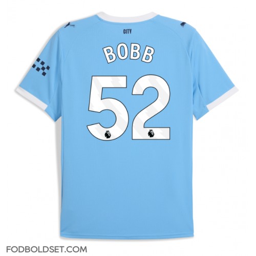 Manchester City Oscar Bobb #52 Hjemmebanetrøje 2025-26 Kortærmet